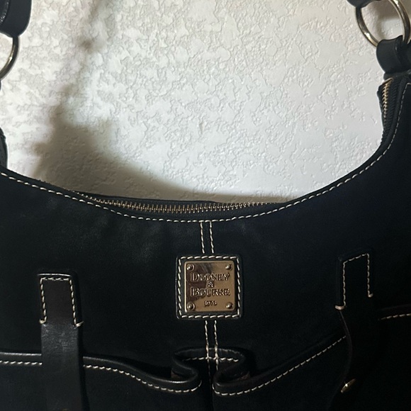 Gorgeous Black Vintage Suede Dooney & Burke - Picture 4 of 9